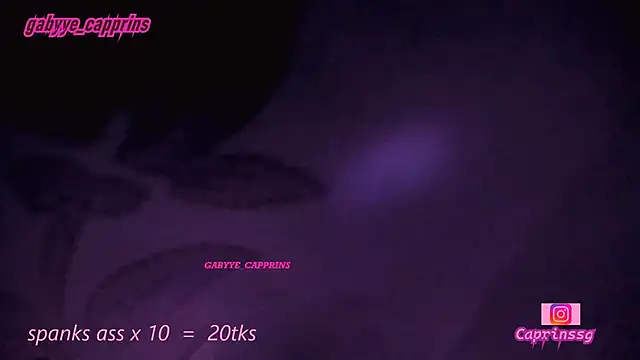 gabyye capprins online show from 01-19-26, 12:25