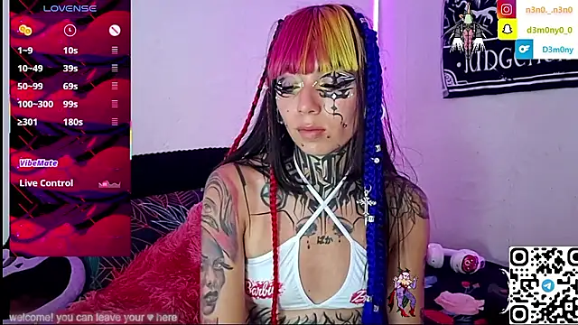 d3m0ny0 0 online show from 01-10-26, 07:15