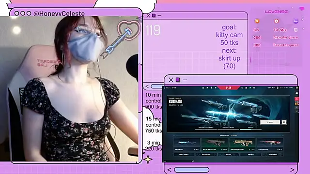 HoneyyCeleste online show from 05-18-26, 12:33