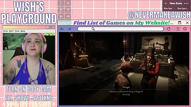 nevermakeawish online show from 04-10-26, 05:45