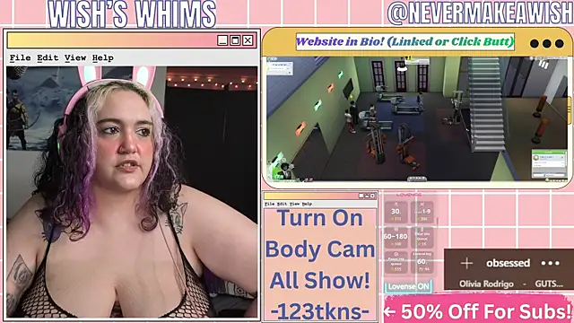 Snapshot of nevermakeawish chatting on 07-18-26, 11:03 nevermakeawish online show from 07-18-26, 11:03