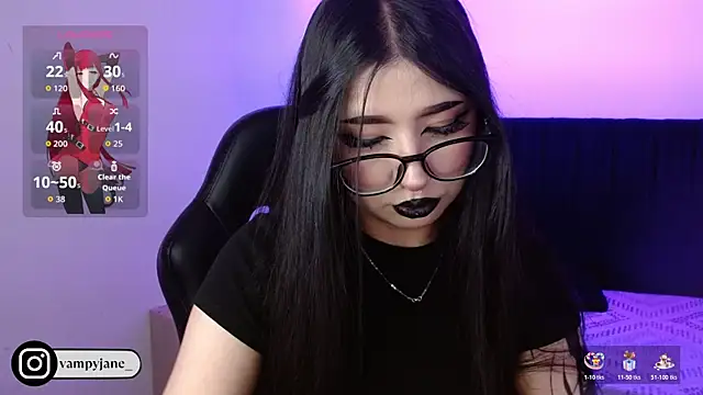 Snapshot of VamppyJane chatting on 11-14-25, 12:42 VamppyJane online show from 11-14-25, 12:42