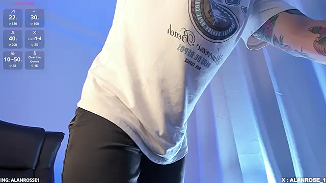 AlanRose01 online show from 12-02-25, 01:39