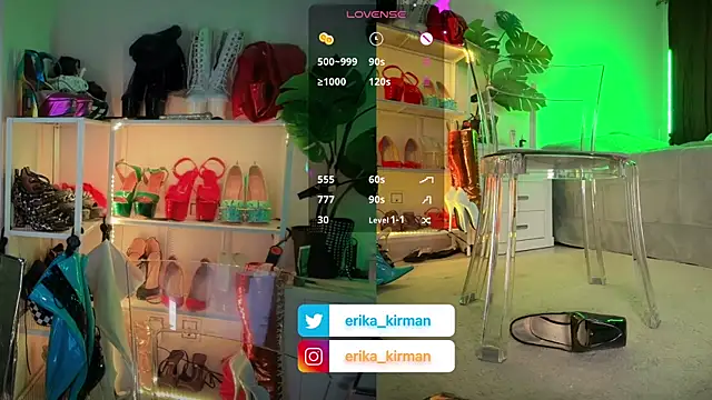 Erika Kirman online show from 12-01-25, 04:45