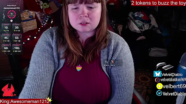 VelvetDiablo online show from 01-22-25, 04:44