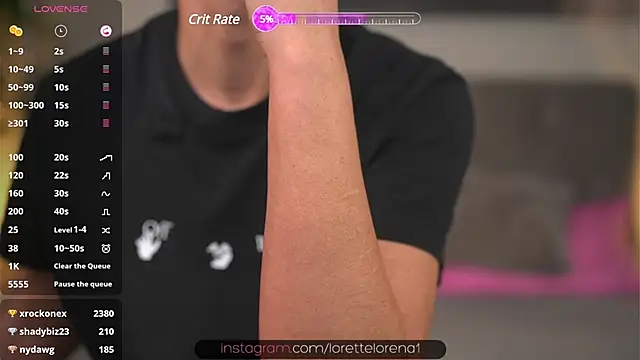 Snapshot of Lorettelorena chatting on 01-26-25, 08:13 Lorettelorena online show from 01-26-25, 08:13