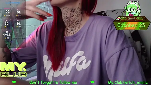 Witch Emma online show from 10-23-25, 04:45