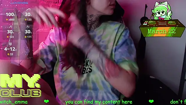 Witch Emma online show from 03-22-26, 09:56