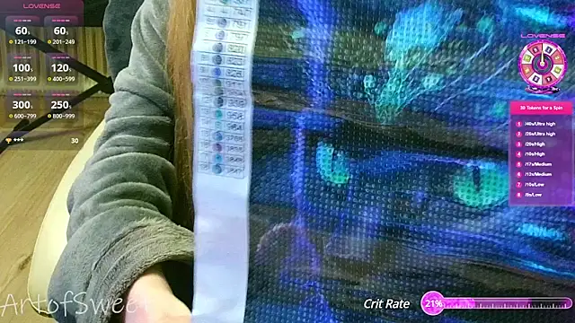 Snapshot of ArtofSweet chatting on 01-08-25, 08:29 ArtofSweet online show from 01-08-25, 08:29