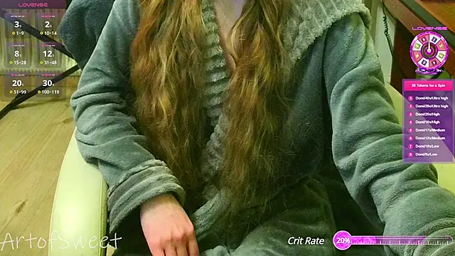 Snapshot of ArtofSweet chatting on 01-18-25, 08:40 ArtofSweet online show from 01-18-25, 08:40