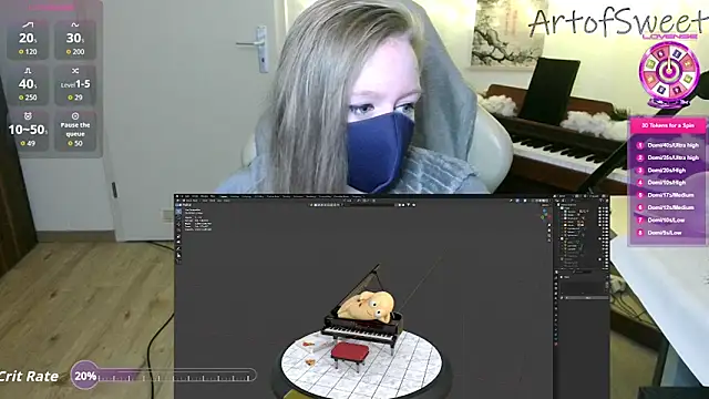 ArtofSweet online show from 01-18-26, 08:01