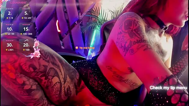 Snapshot of Megan_inked chatting on 02-22-25, 07:01 Megan inked online show from 02-22-25, 07:01